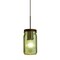 Besa Lighting Milo 4 Cord Pendant, Green, Bronze Finish, 1x40W Incandescent 1JT-MILO4GR-BR - alternate 1